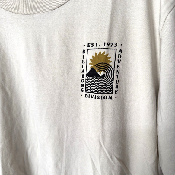 NEW Billabong Men's XXL Backdrop Adventure Division T-Shirt Tee Organic Cotton - Picture 4 of 6